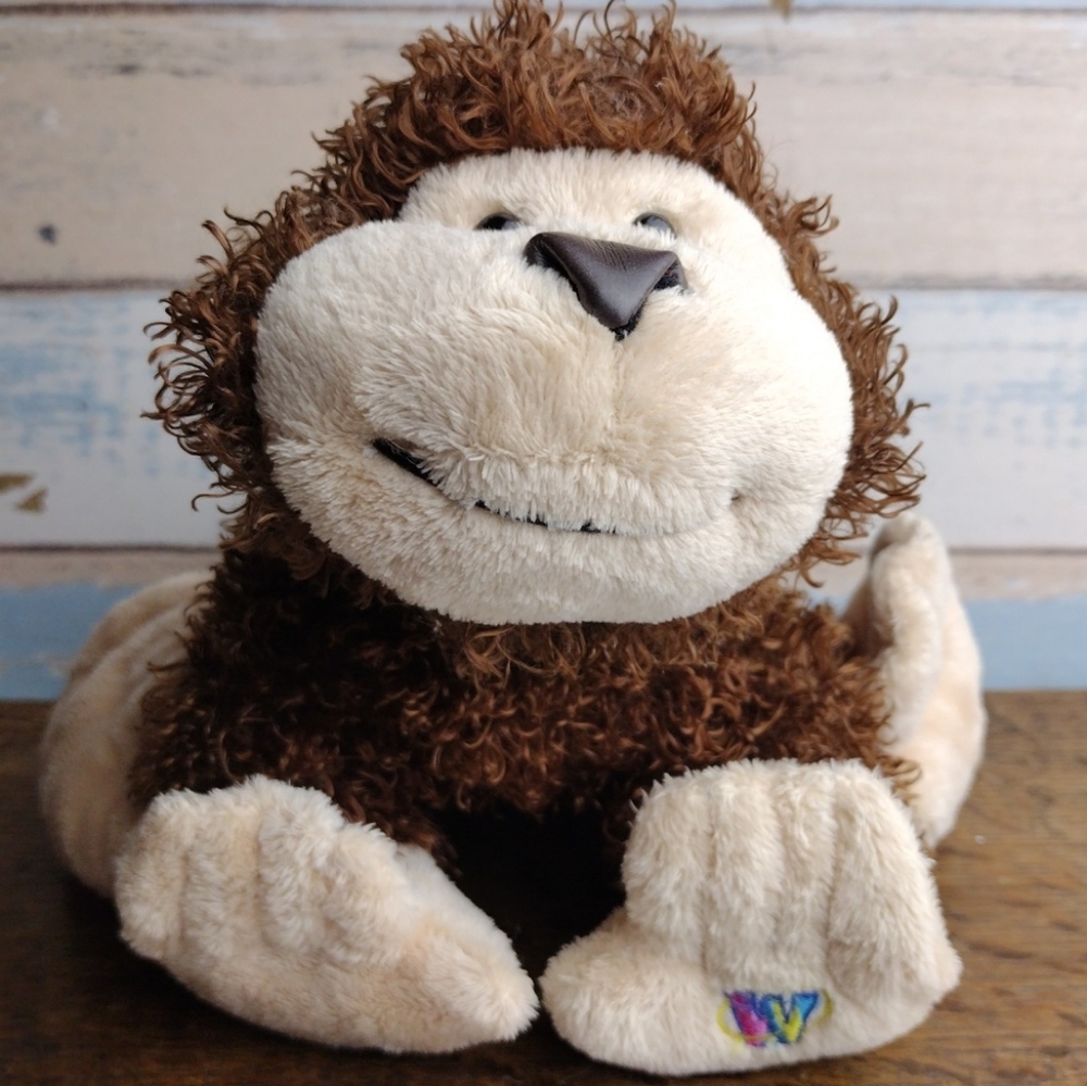 Ganz Webkinz 9” Cheeky Monkey Brown Plush Stuffed Animal Toy No Code